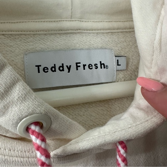 Teddy Fresh white hoodie with rainbow lettering - Picture 4 of 5